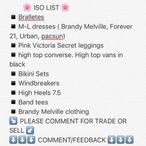‼️ ISO ITEMS ‼️