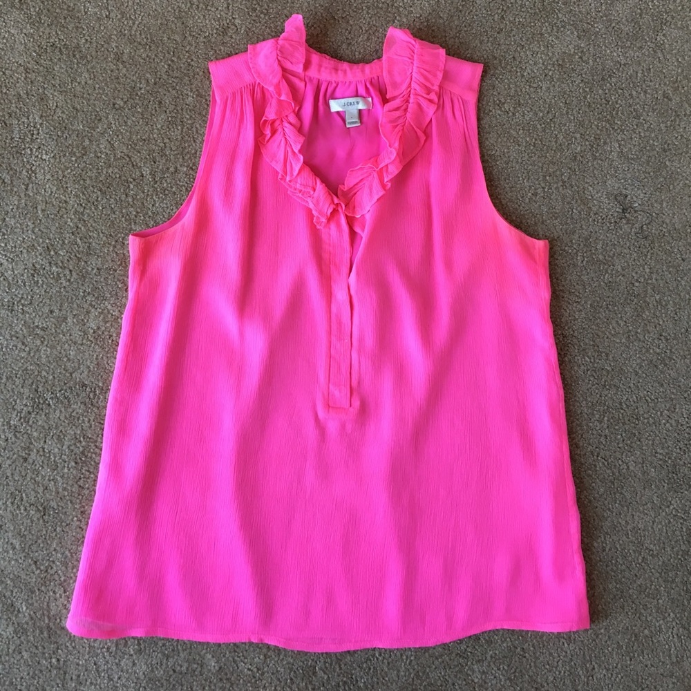 JCrew Bright Pink top