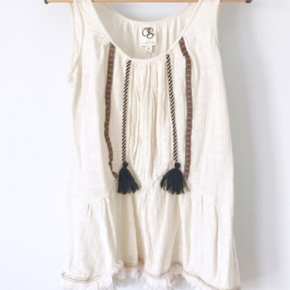 Anthropologie Tassel Tank - Picture 2 of 4