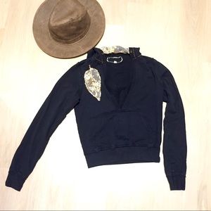 LF Emma &Sam sweatshirt hoodie wi/ tree embroidery