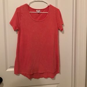 Lularoe classic T size Small. Washed coral