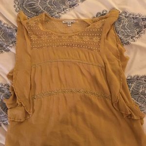AEO flutter sleeve top