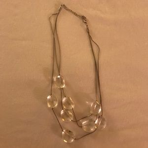 New 3 strand crystal necklace