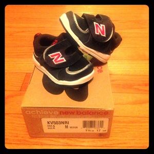Size 2 New Balance 503 boy's tennis shoes