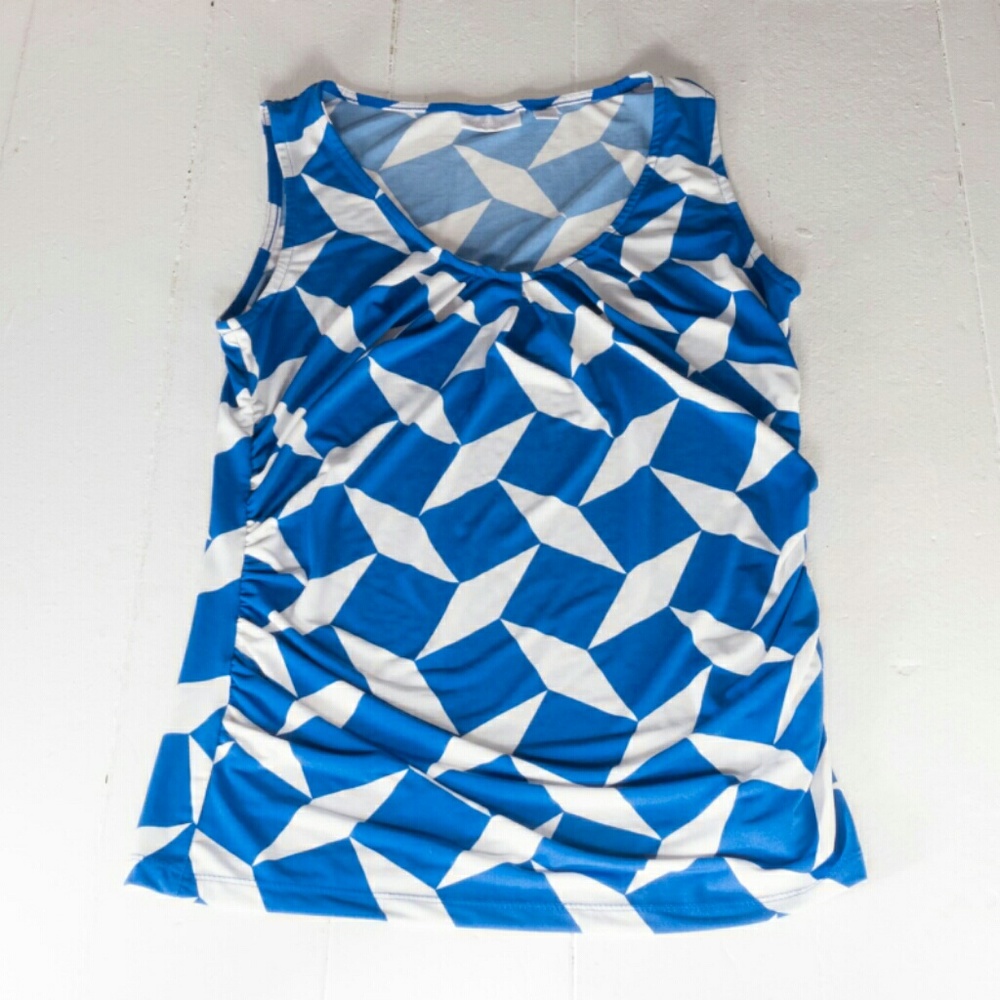 New York & Company Stretch Sleeveless Shirt Medium