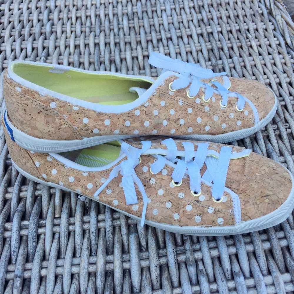 KEDS cork and polka dot!