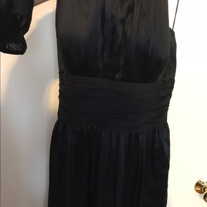 Adrianne Papell black cocktail dress.
