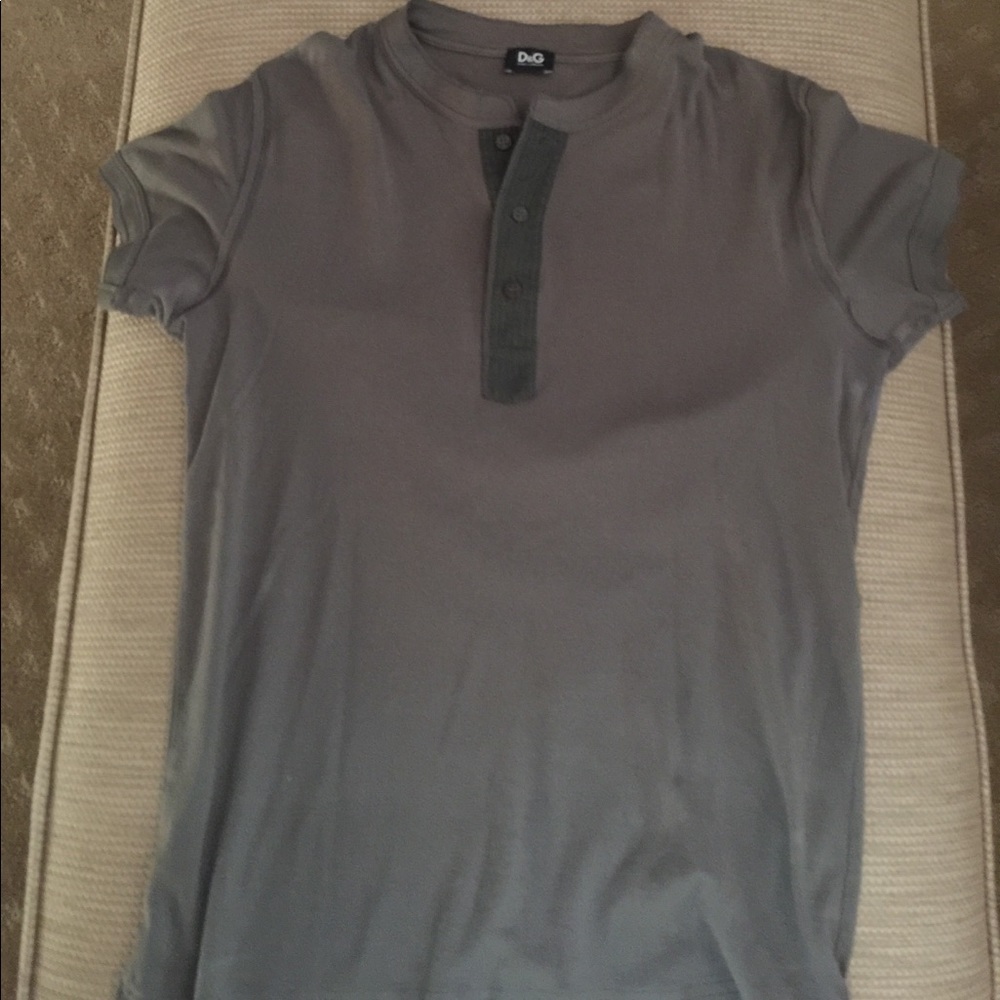 Dolce and Gabbana button front tee