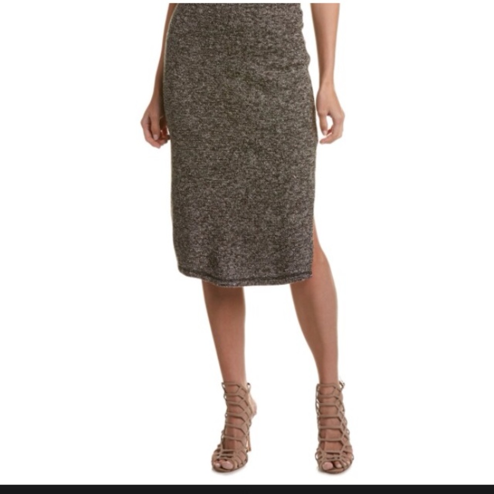 BB Dakota salt&pepper knit look skirt