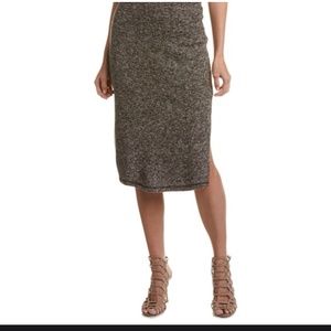 BB Dakota salt&pepper knit look skirt