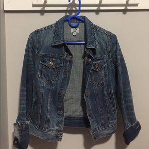 Jcrew Distressed Jean Jacket