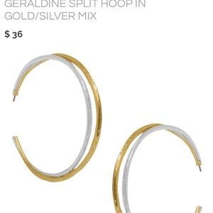 Karine Sultan hoop earrings
