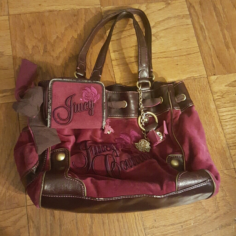 *SOLD* Burgundy Purse & Wallet
