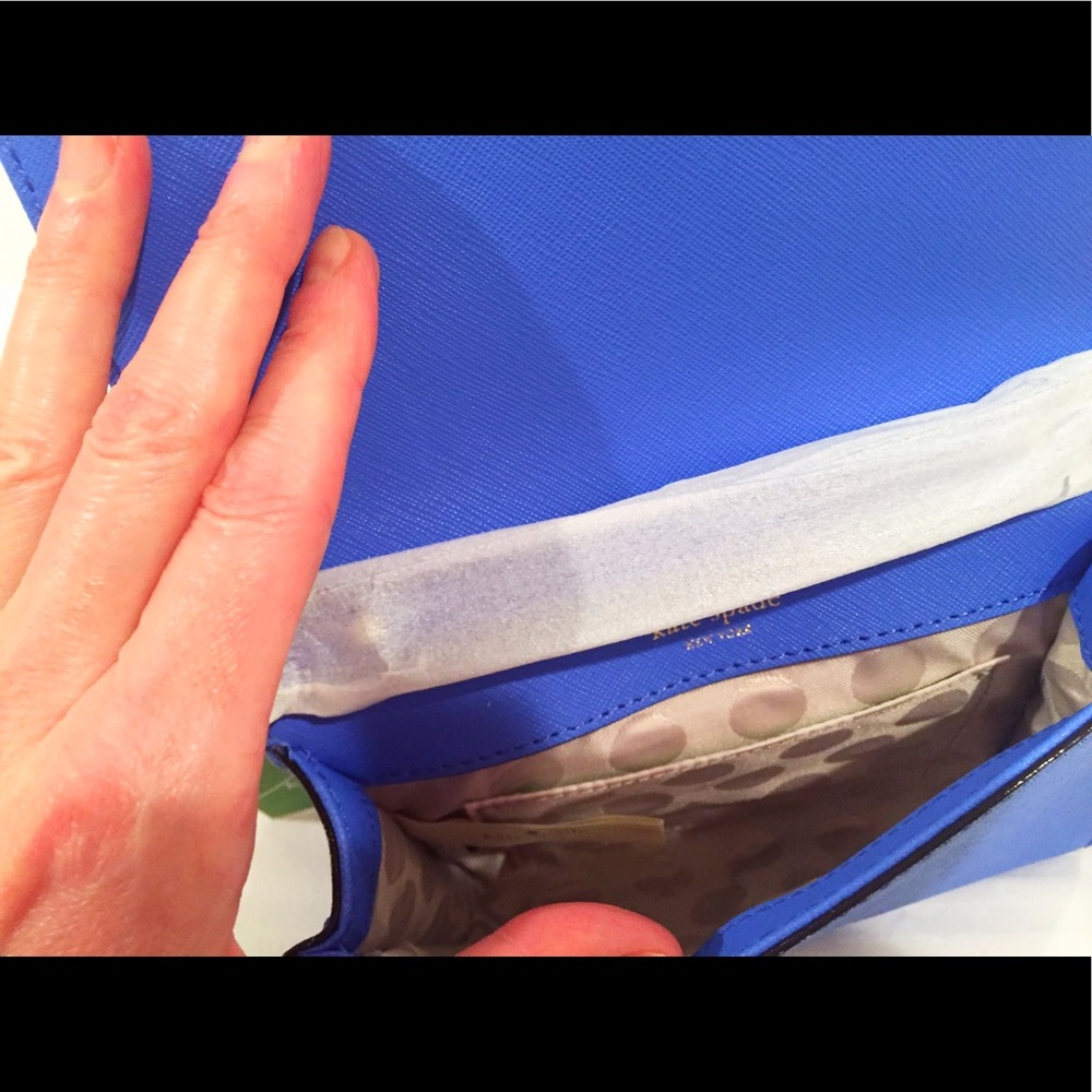 NWTs Kate Spade Adventure Blue Crossbody - Picture 3 of 6