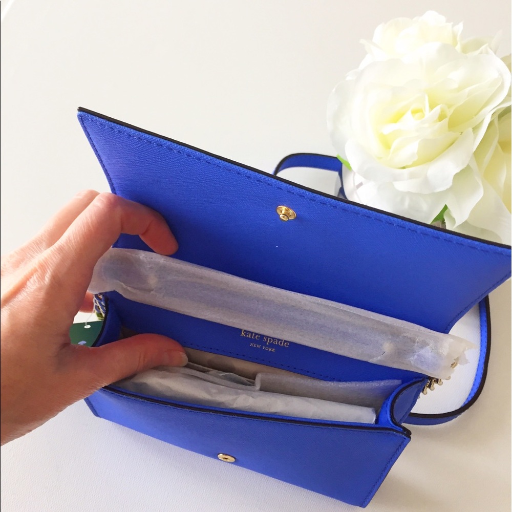 NWTs Kate Spade Adventure Blue Crossbody - Picture 5 of 6