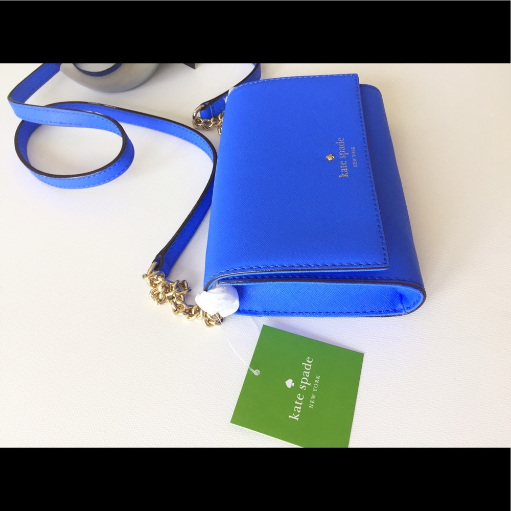 NWTs Kate Spade Adventure Blue Crossbody - Picture 2 of 6