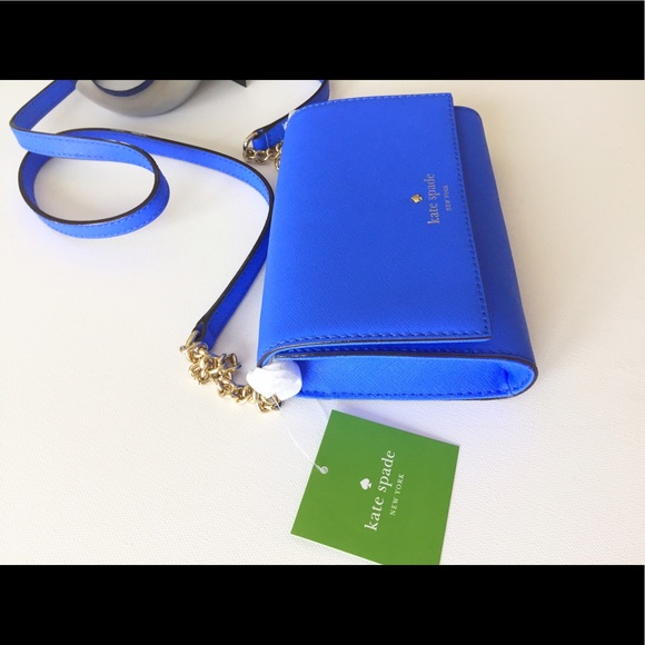 NWTs Kate Spade Adventure Blue Crossbody - Picture 2 of 6