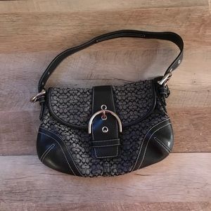 Coach mini signature shoulder bag