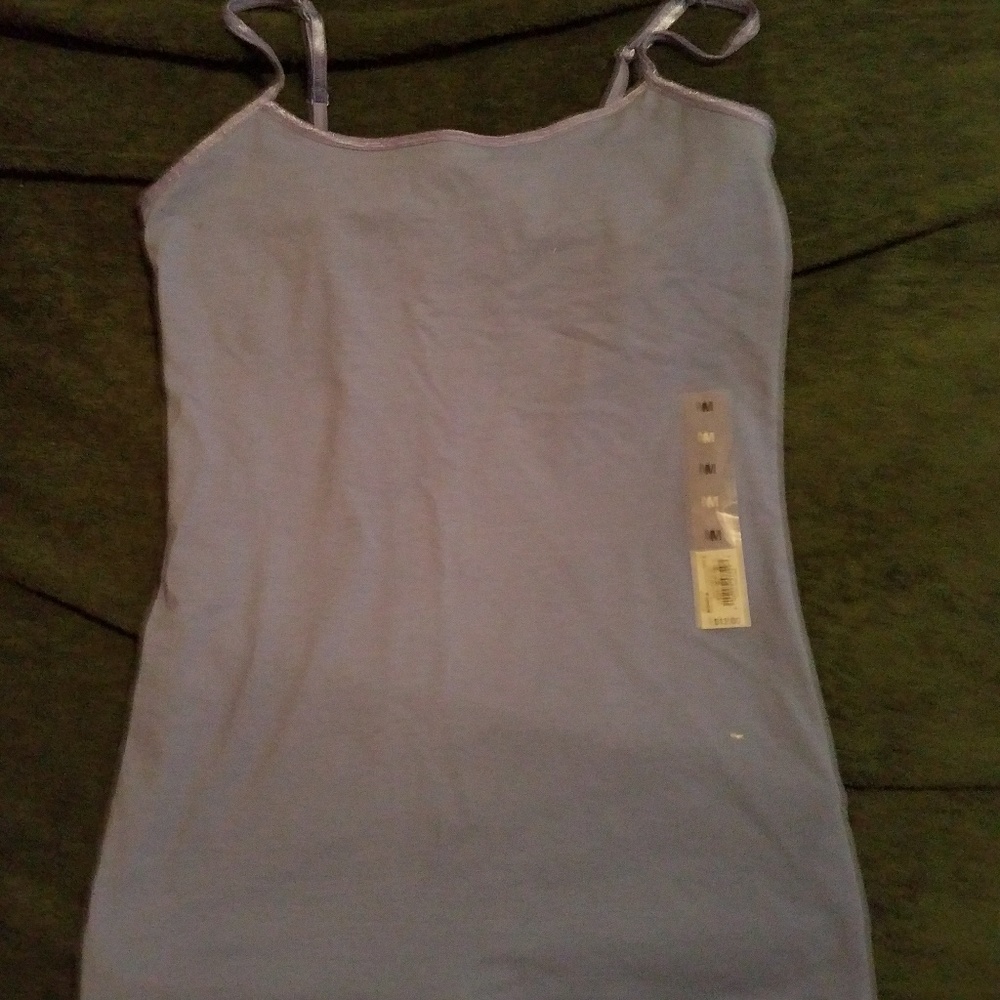 Cami tank top with shelf bra