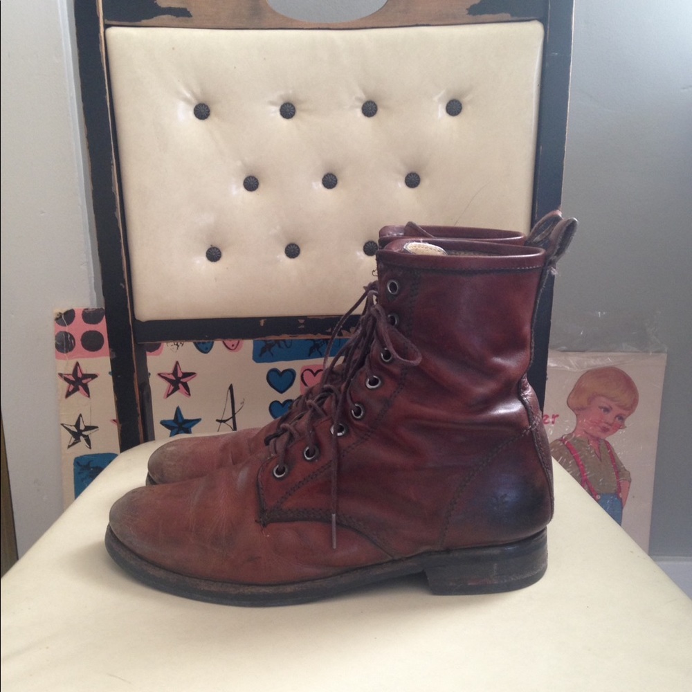 Frye Boots 8.5 Brown Leather