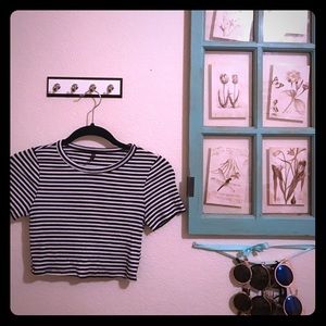 Striped Crop Top