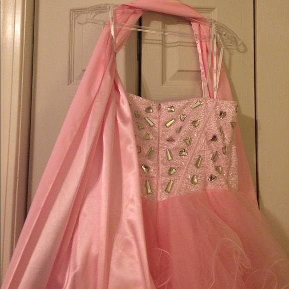 Pink prom dress size 16 - Picture 4 of 4