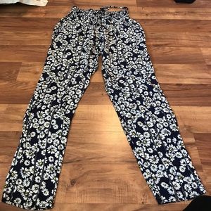 Loose comfy flower pants