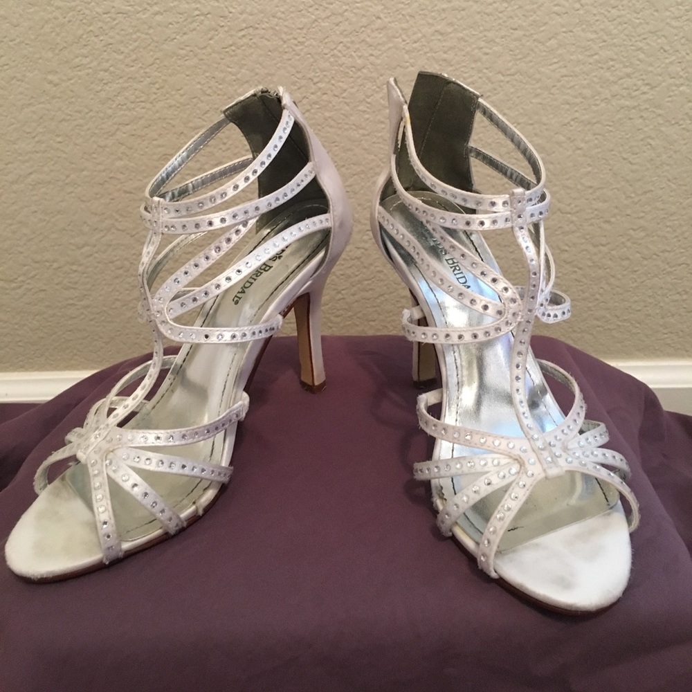 white high heels