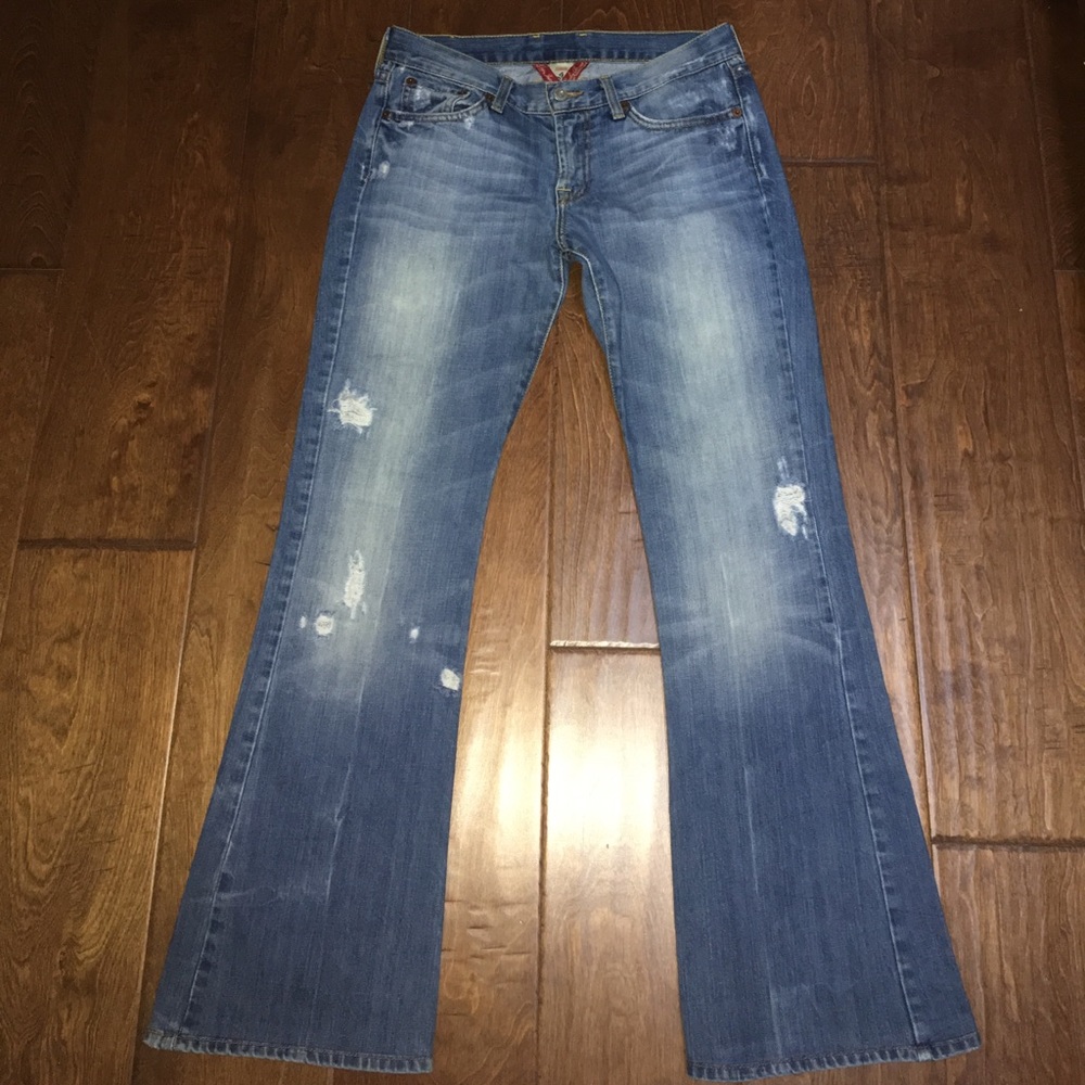 Lucky 🍀 Brand, Sweet-n-Low Flare Wide Leg Jeans.