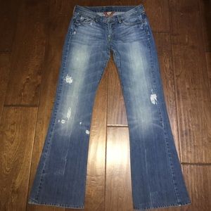 Lucky 🍀 Brand, Sweet-n-Low Flare Wide Leg Jeans.