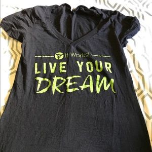 ITWORKS burnout tee