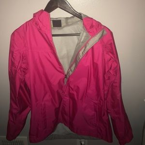 Pink raincoat