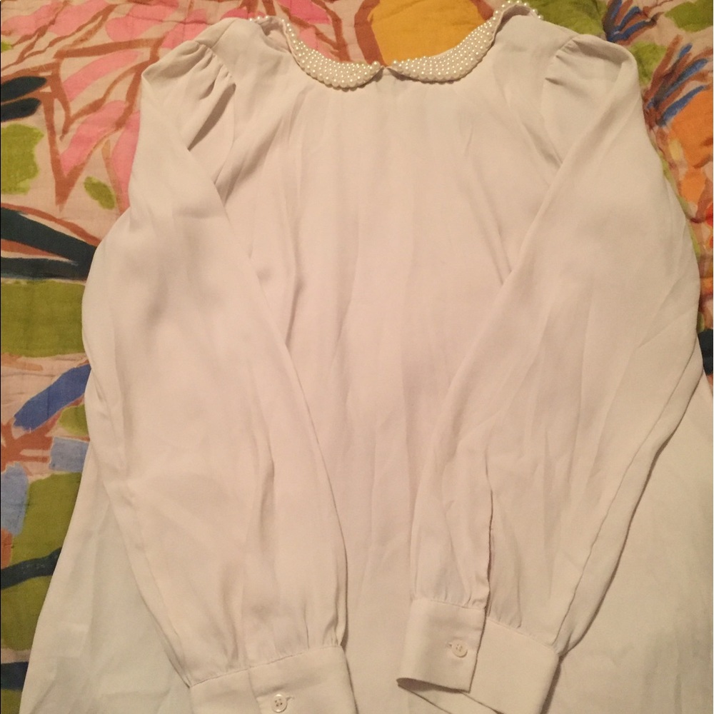 Peter Pan collar shirt from loft