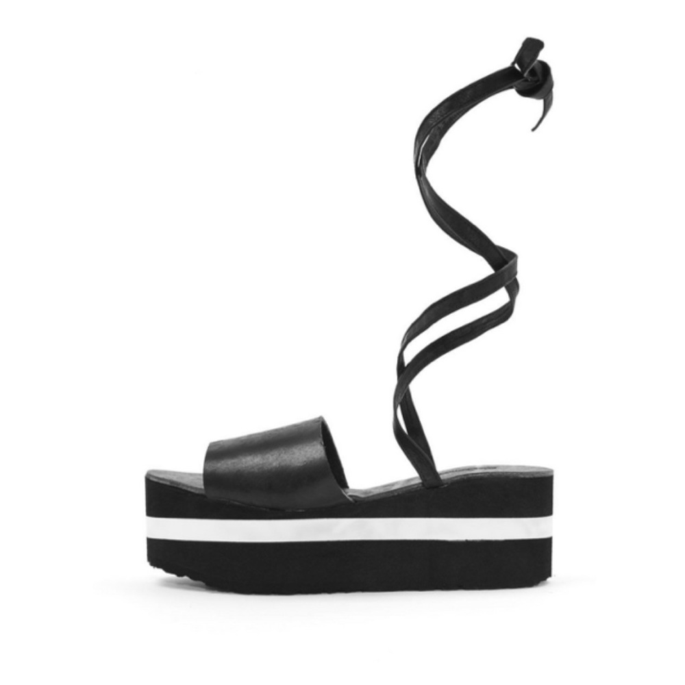 American Apparel Platform Sandals