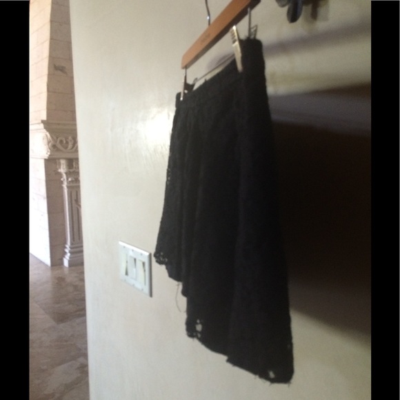 Black lace skirt size large. By Lush - Picture 3 of 5