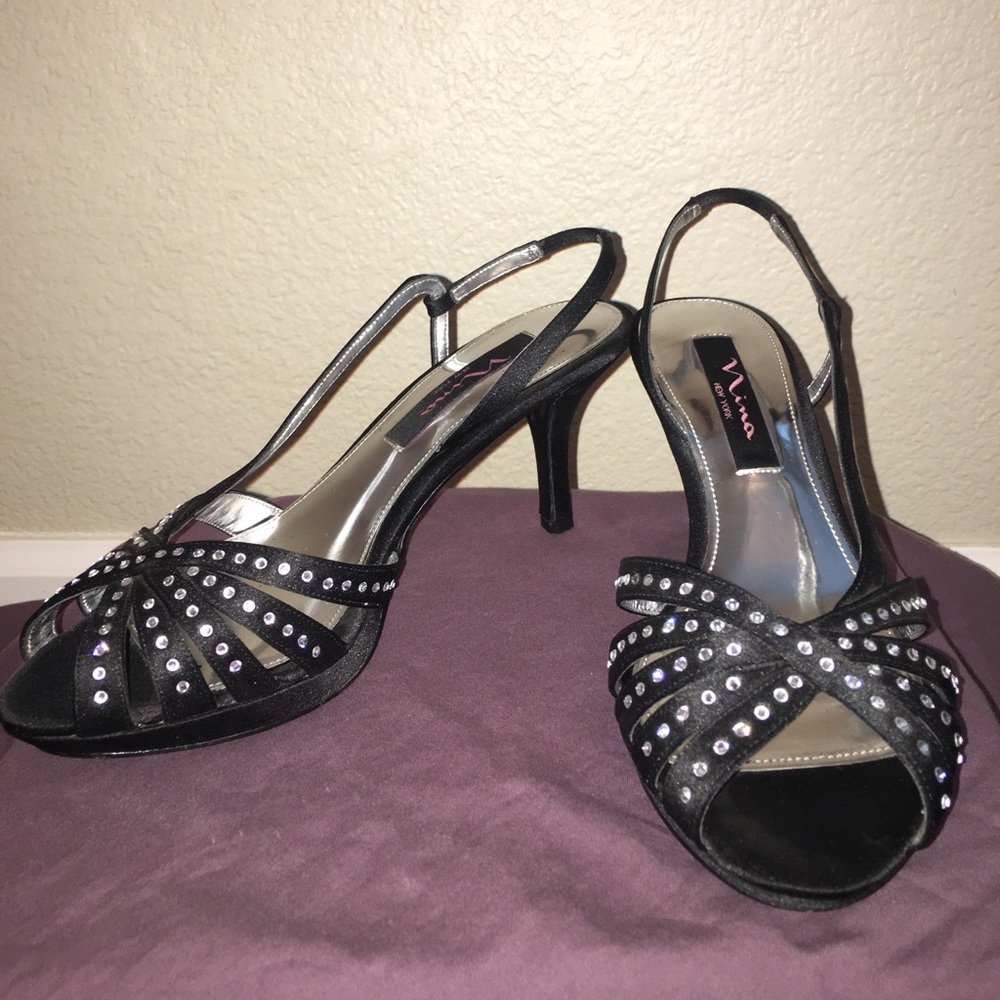 black heels