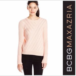 Wool-Alpaca Blend Sweater w/ Rolled Cuffs