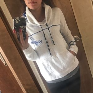 Pink dodgers sweater