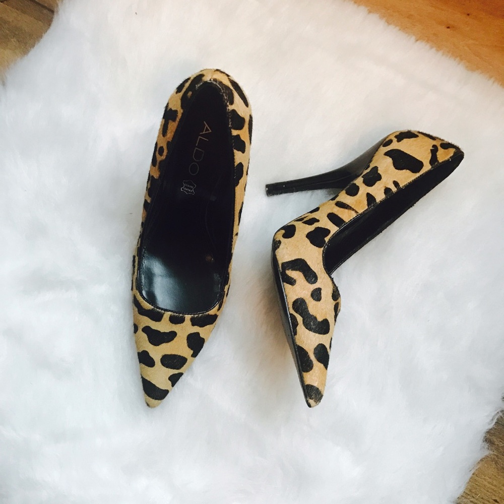 Aldo Leopard High Heel Pumps