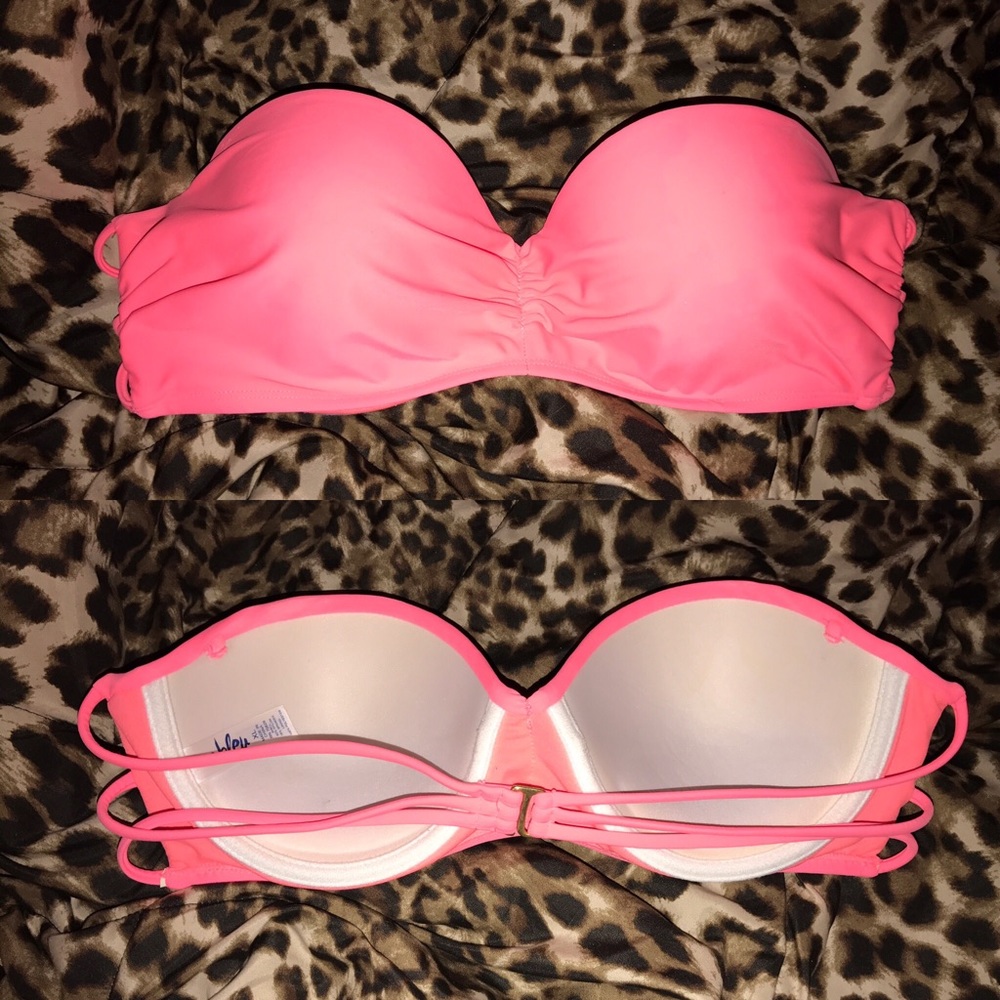 Strapless bikini top