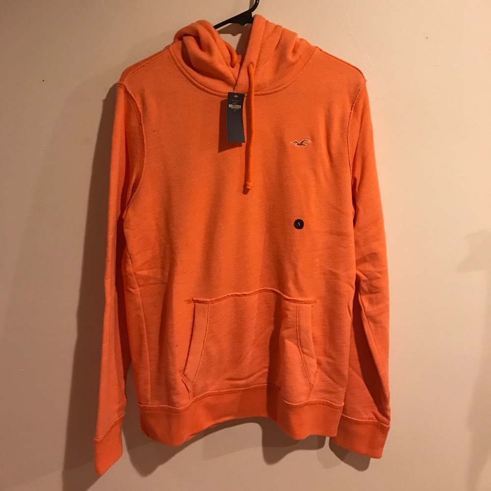 Brand New Orange Hollister Hoodie
