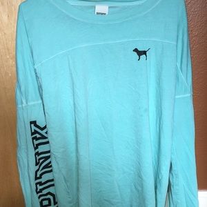 Victoria's Secret PINK long sleeve cutout tee