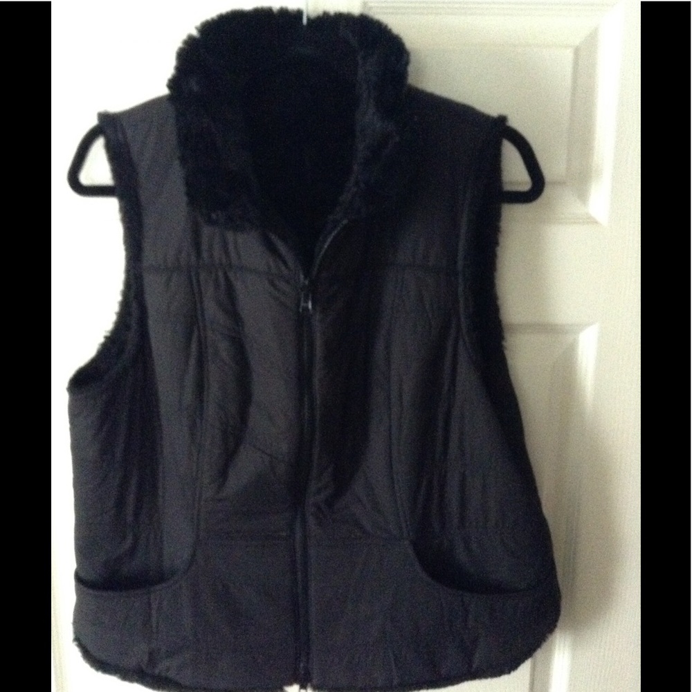 CAbi Vest reversible fur lined .