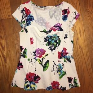 Anthropologie peplum top