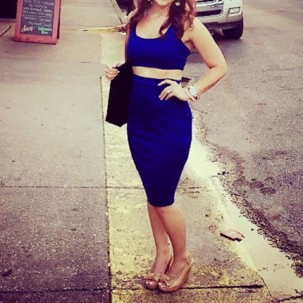 Two Piece Bodycon Dress