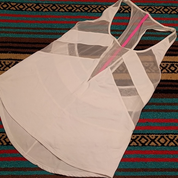 lululemon athletica Tops - Lululemon - If You're Feeling Lucky Tank, white, 8