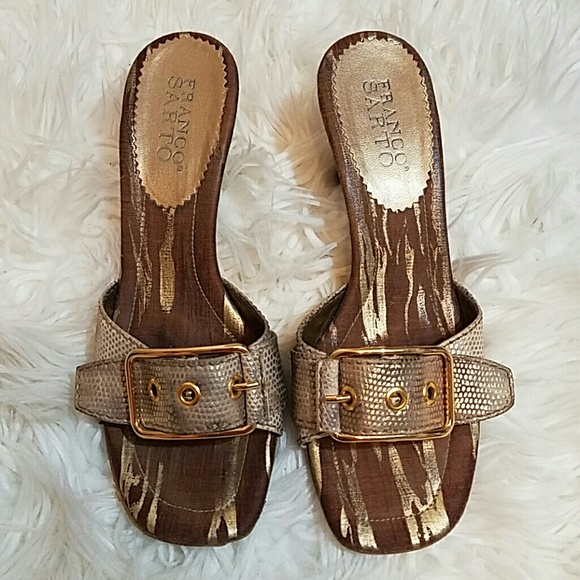 franco sarto buckle sandals