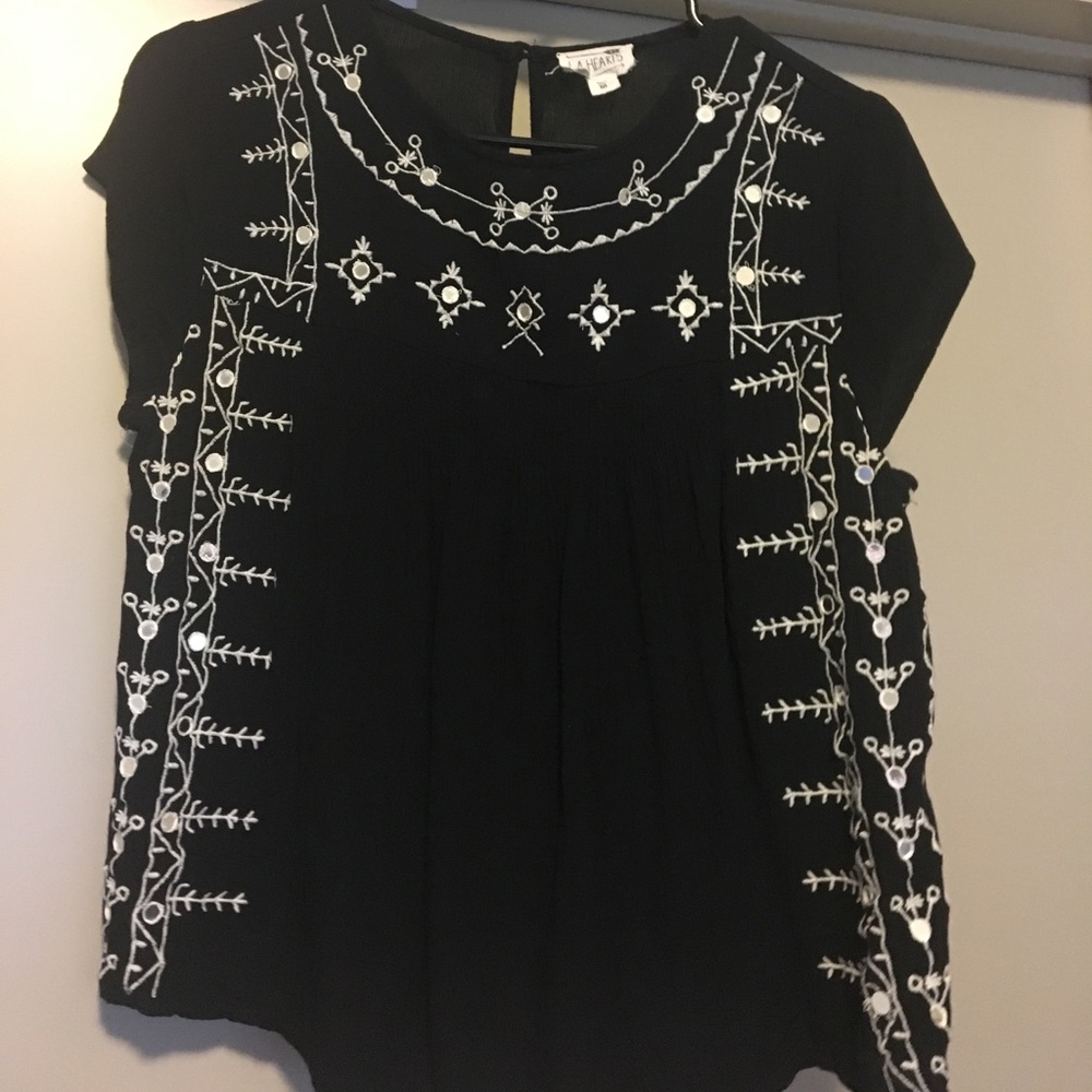 Black blouse!