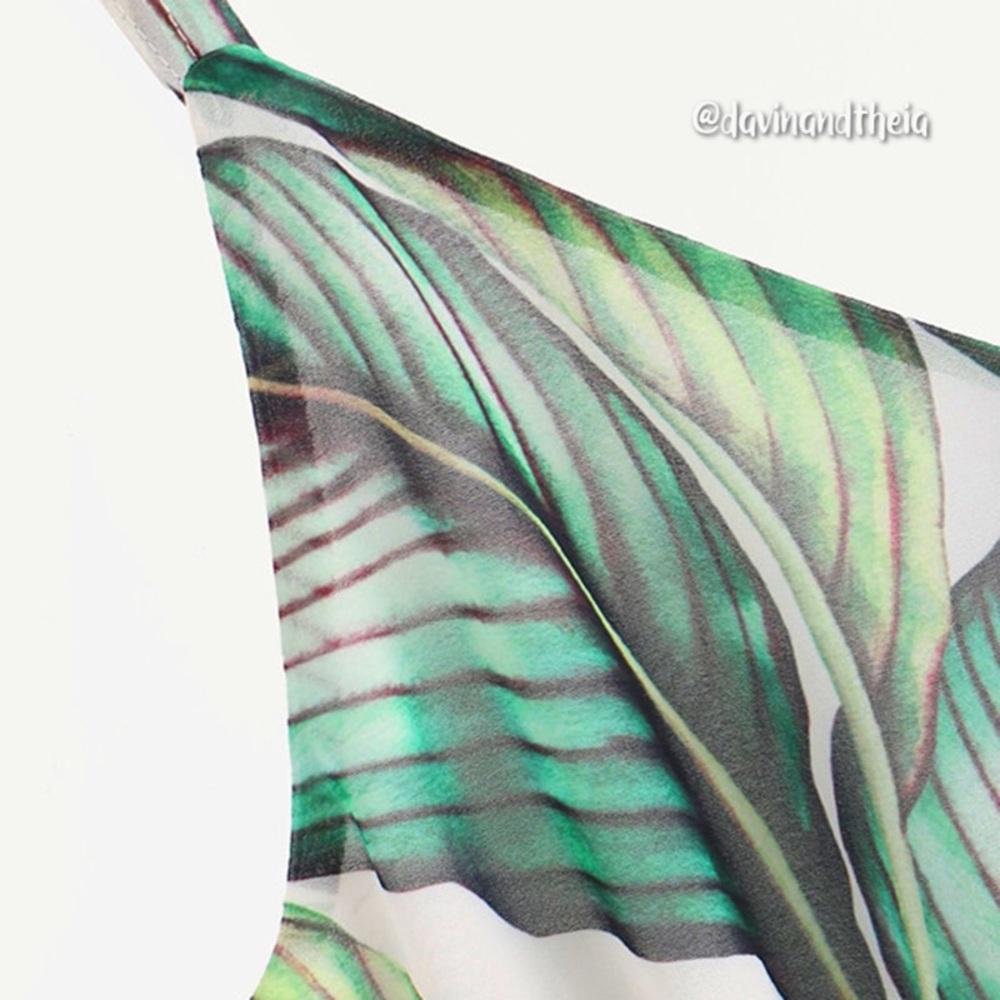 Last One‼️ HP 3X 💖 Tropical Print Romper - Picture 5 of 8