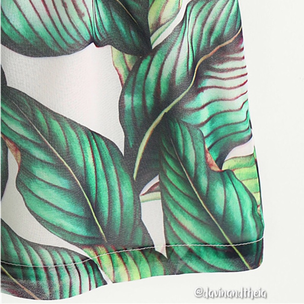 Last One‼️ HP 3X 💖 Tropical Print Romper - Picture 6 of 8